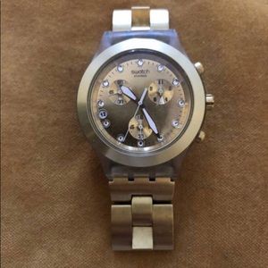 Like new/lightly worn Swiss swatch watch.